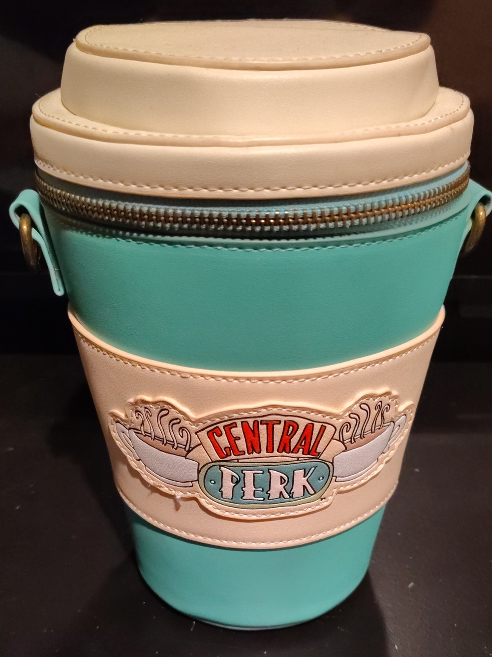 Loungefly Central Perk Turquoise & Cream Crossbody Bag